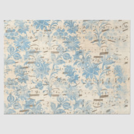 Papier Serie Ephemera Blauw Ontwerp 12