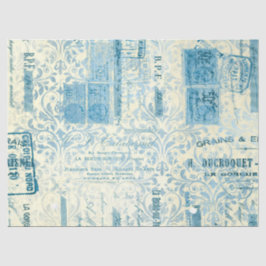 Papier Serie Ephemera Blauw Ontwerp 14