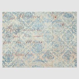 Papier Serie Ephemera Blauw Ontwerp 16