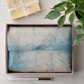 Papier Serie Ephemera Blauw Ontwerp 18 (Geschenk)