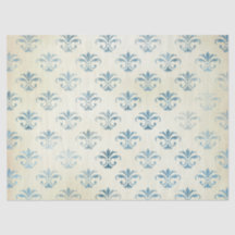 Papier Serie Ephemera Blauw Ontwerp 20