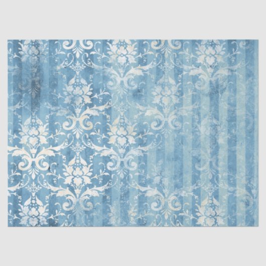 Papier Serie Ephemera Blauw Ontwerp 5 (Voorkant)