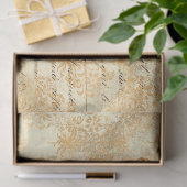 Papier Serie Ephemera Gold Design 6 (Geschenk)