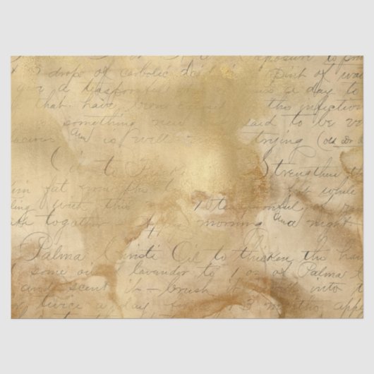 Papier Serie Ephemera Gold Ontwerp 13 (Voorkant)