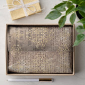 Papier Serie Ephemera Goud Ontwerp 20 (Geschenk)