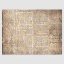 Papier Serie Ephemera Goud Ontwerp 20