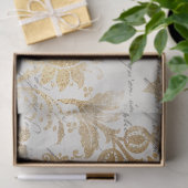Papier Serie Ephemera Goud Ontwerp 8 (Geschenk)