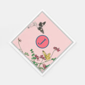 Papier Servet CUSTOM INITIAAL JAPANSE VLINDERS (Hoek)