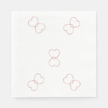 Papier servet - draadhart ingewikkeld