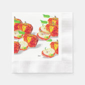 Papier servet: liefde voor appels servet (Voorkant)