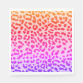 Papier servet Neon Leopard Print (Voorkant)