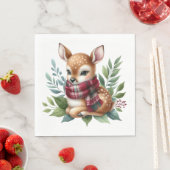 Papier servet rustieke herfst Baby shower servette (Insitu)