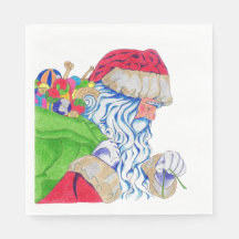 Papier servet Santa