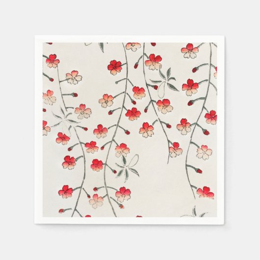 PAPIER-servet : SEITEI : CHERRY BLOSSOMS Servet (Voorkant)