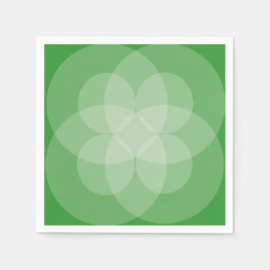 Papier servet - snijcirkels (Voorkant)