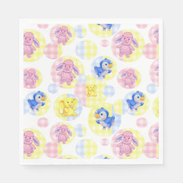 Papier servet Speelgoed Animal Gingham