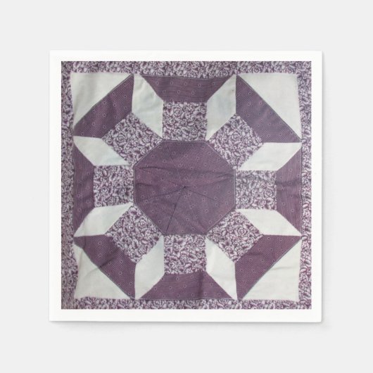 Papier servet - spillen van het loopvlakpatroon (Voorkant)