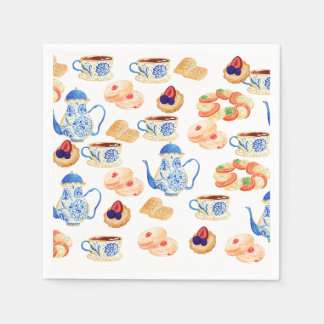 Papier servet theetijd