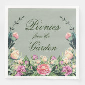 Papier servetten (50) pinda's uit de tuin (Voorkant)