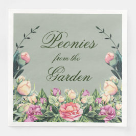 Papier servetten (50) pinda's uit de tuin