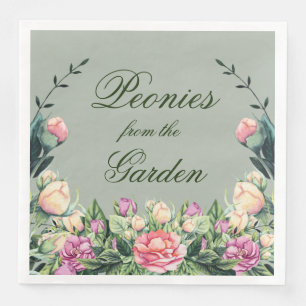 Papier servetten (50) pinda's uit de tuin