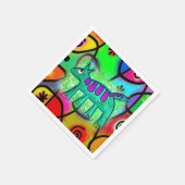 Papier servetten, whisky Dog Napkins Servet (Hoek)