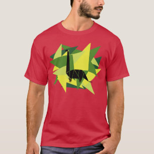 Papier Shards Origami Brontosaurus T-shirt