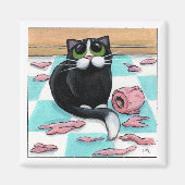 Papier Shredder - Kat Magnet (Voorkant)