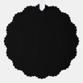 Papier Sierkaart Ornament Kaart (Achterkant)