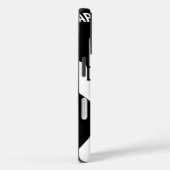 Papier Slaat Steen – Minimalistische zwart-wit kun Case-Mate iPhone Case (Achterkant / Rechts)