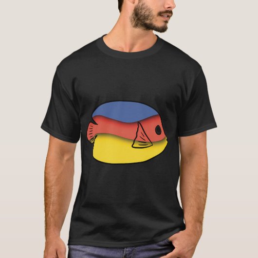 Papier snij tang t-shirt (Voorkant)