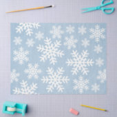 Papier Snowflake Blue Holiday - naadloos patroon (Craft)