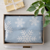 Papier Snowflake Blue Holiday - naadloos patroon (Geschenk)