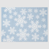 Papier Snowflake Blue Holiday - naadloos patroon (Voorkant)