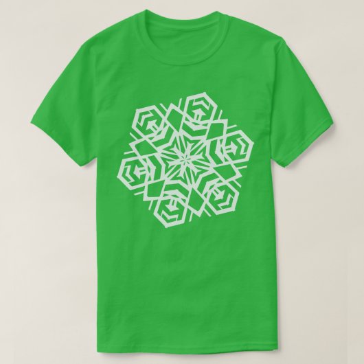 Papier Snowflake ontwerp nr. 1 T-shirt (Design voorkant)