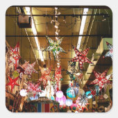 Papier Star Lanterns Sticker (Voorkant)