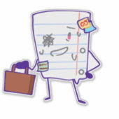 Papier! Sticker (Voorkant)