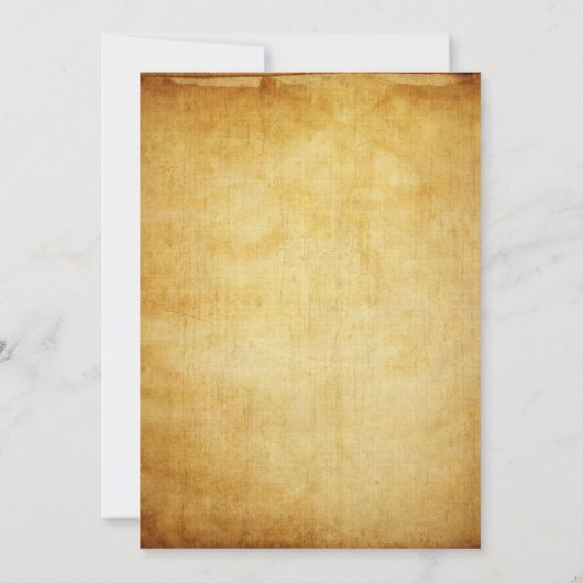  papier | Surprise Birthday Party Typografie Kaart (Achterkant)