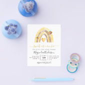 PAPIER Sweet as Can Bee Baby shower Invitation Flyer (Enkel)