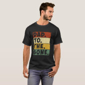 Papier T-shirt met 'Dad To The Bone' - Grappige Ca (Voorkant volledig)