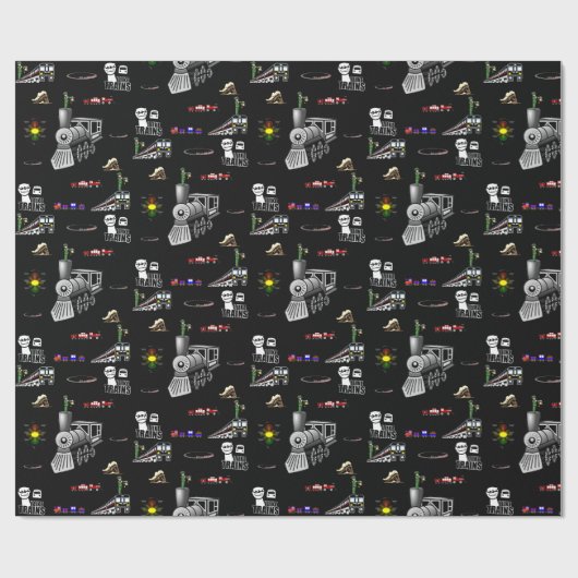 Papier Treinen inpakken (Vlak)