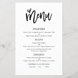 PAPIER | Trendy Artsy Script Text Only Wedding Men Flyer