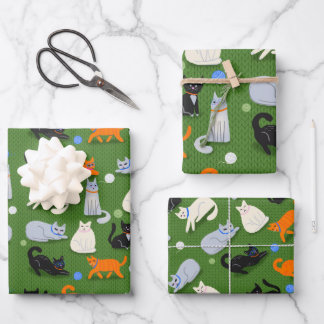 papier trio voor inpakken inpakpapier vel
