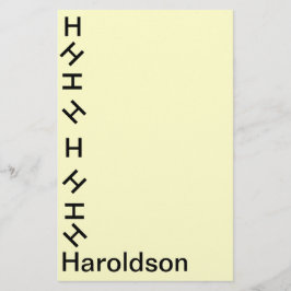 Papier - Tumbling Monogram (achternaam)