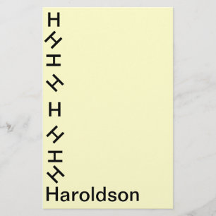 Papier - Tumbling Monogram (achternaam)