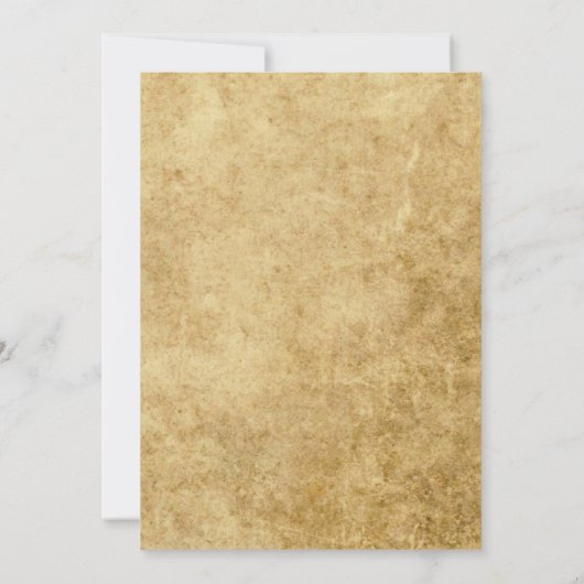  papier Typografie Weddenschap Kaart (Achterkant)