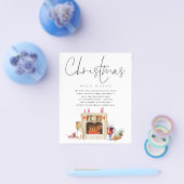 PAPIER | Uitnodiging tot kerstopening in het Parle Flyer (Enkel)