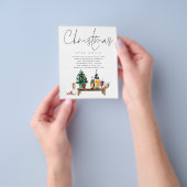 PAPIER | Uitnodiging voor kerstopening in het Parl Flyer (Hand)