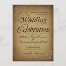  papier - Uitnodigingen voor rigoureus landhuwelij