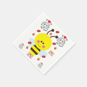 Papier-Valentijnsdag Napkins Servet (Hoek)